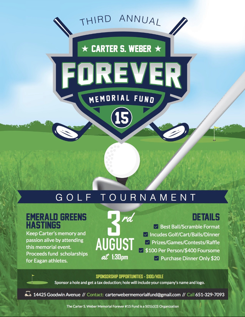 memorial golf tournament flyer
